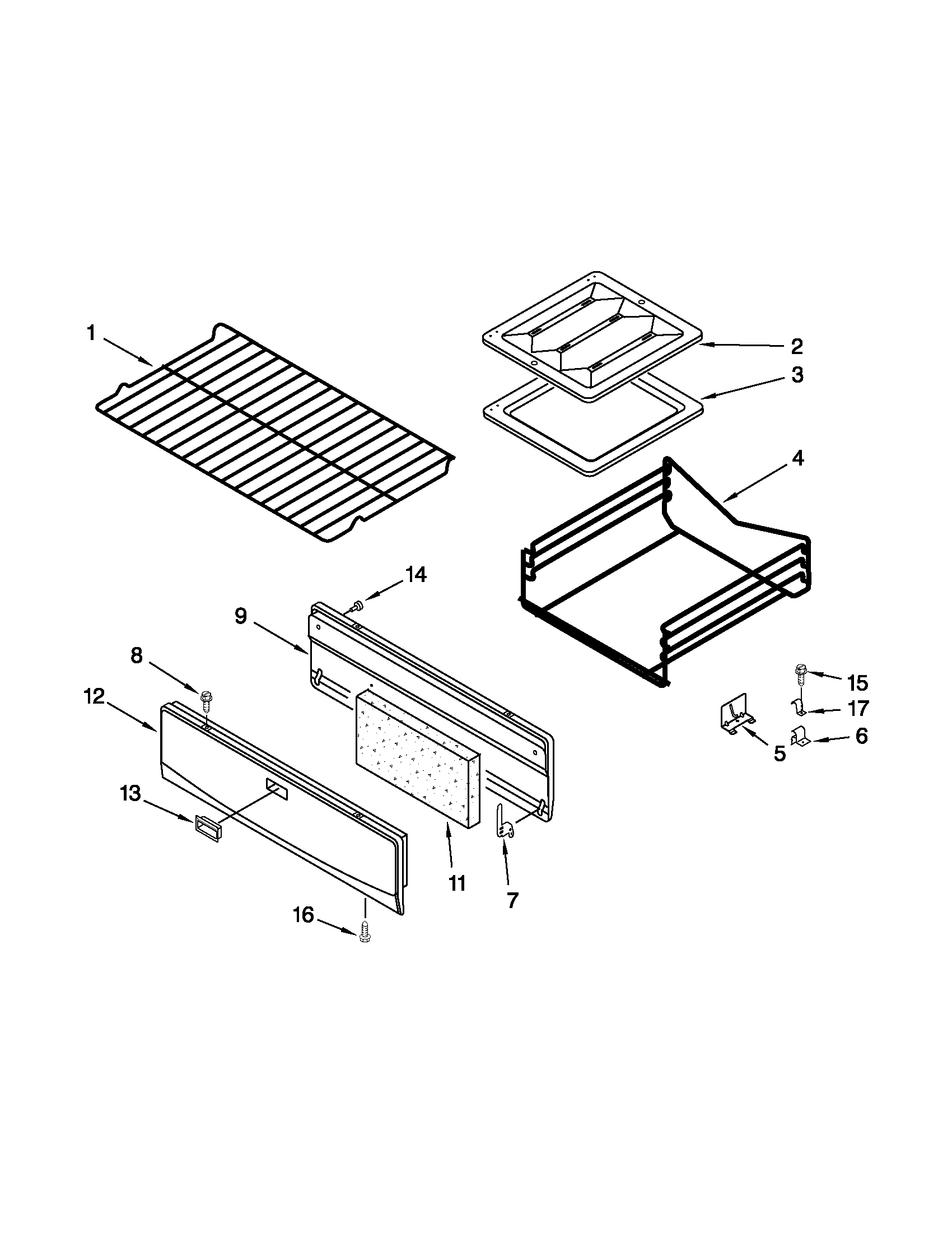 OVEN AND BROILER PARTS