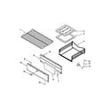 Whirlpool WFG111SVQ1 oven and broiler parts diagram