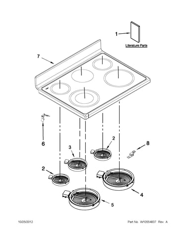 Cooktop parts