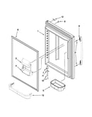 Refrigerator door