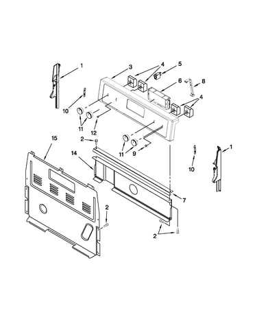 Control panel parts