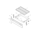 Whirlpool WFC150MLAW0 drawer & broiler parts diagram