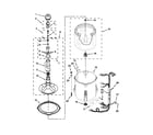 Whirlpool 3LWTW4840YW1 basket and tub parts diagram