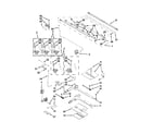 Whirlpool GGG390LXS04 manifold parts diagram