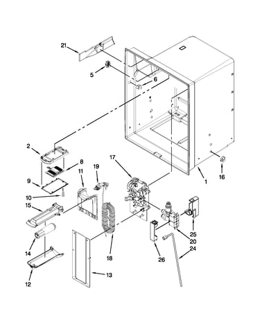 Refrigerator liner parts