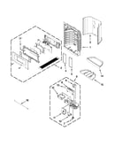 Dispenser front parts