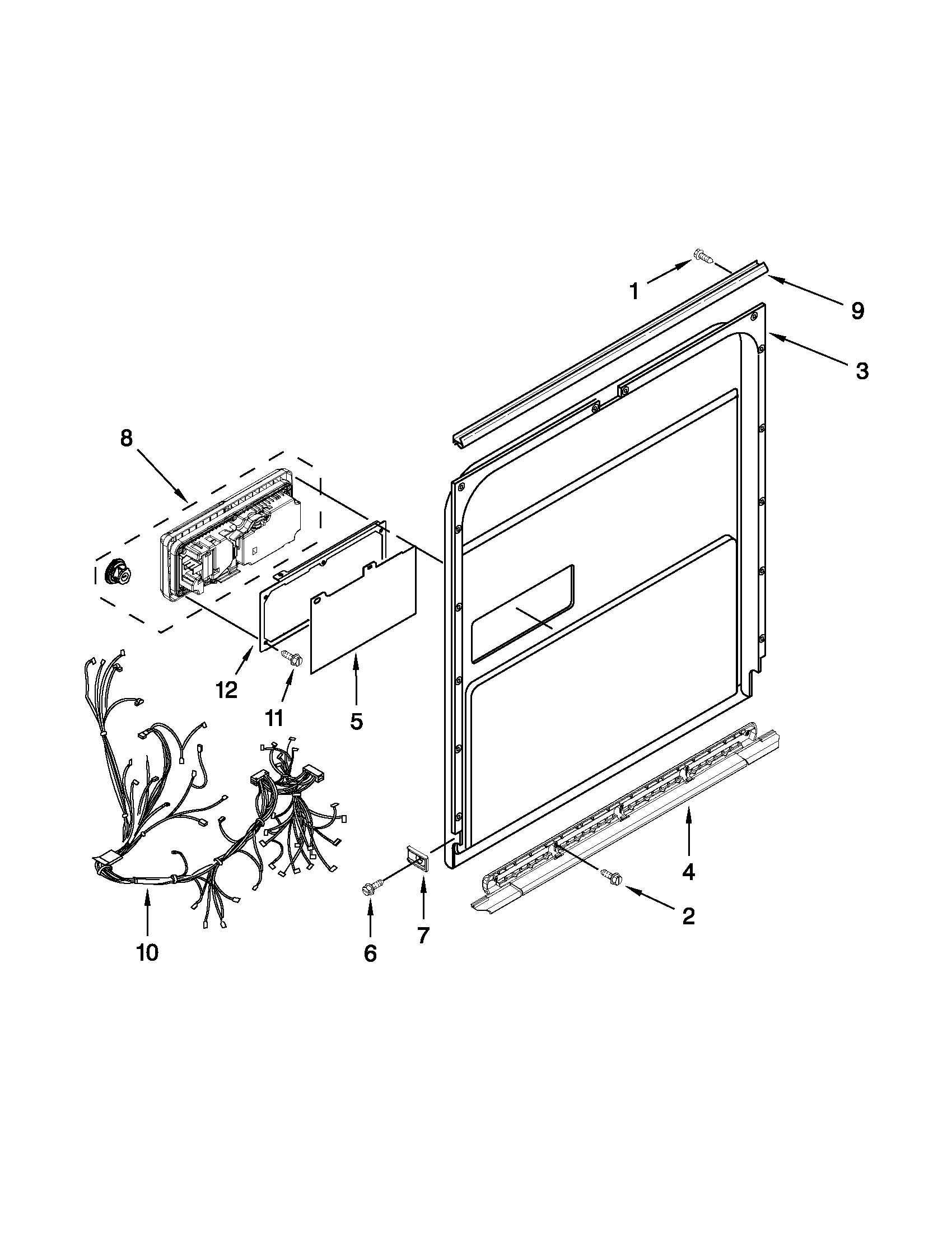 Inner door parts