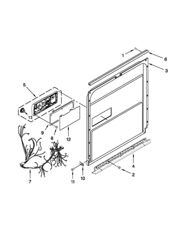 Inner door parts