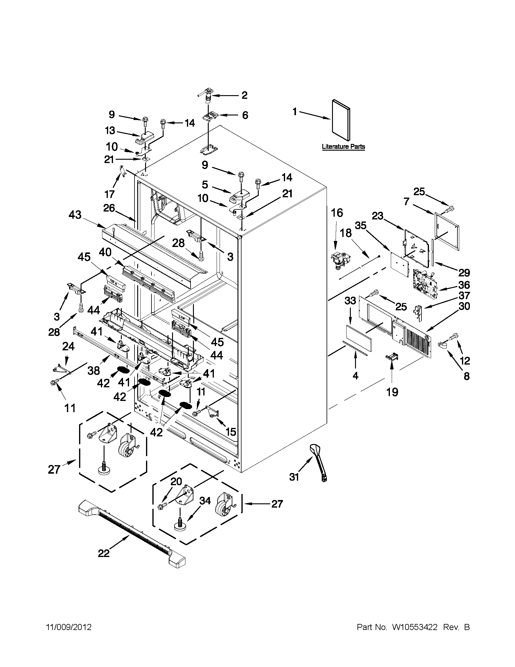 Cabinet parts