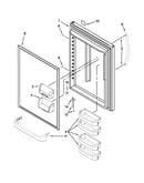 Refrigerator door