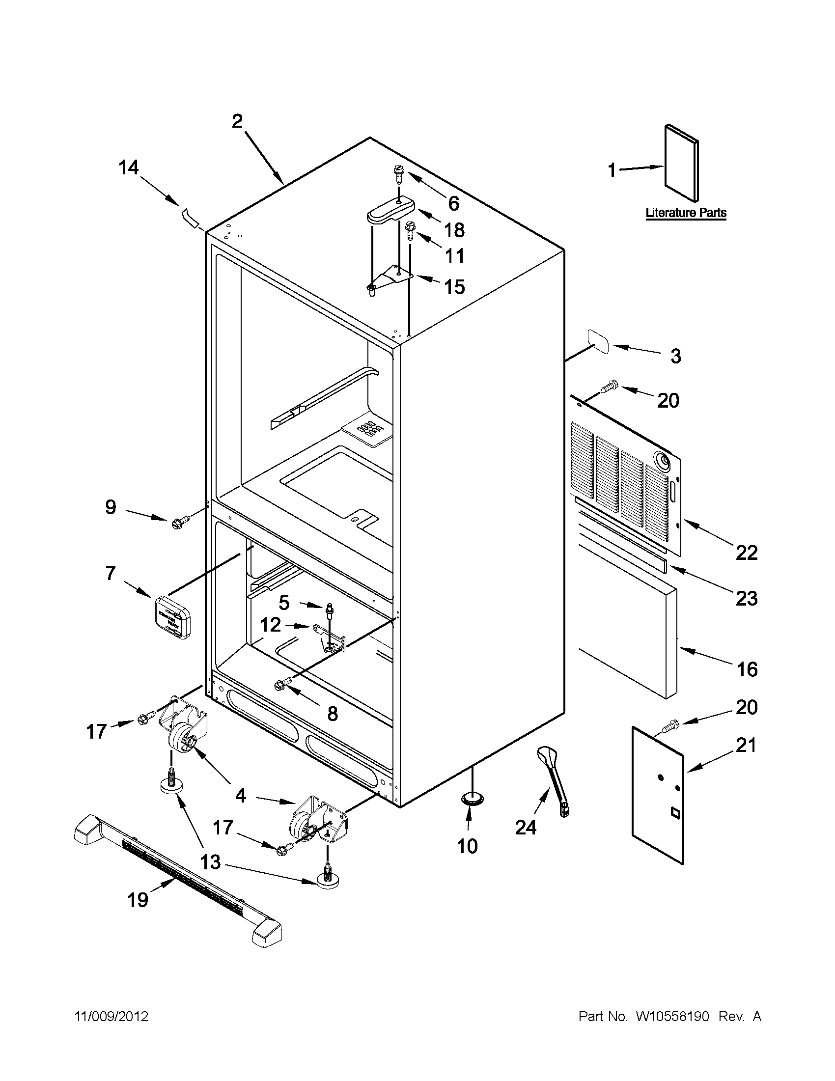 Cabinet parts
