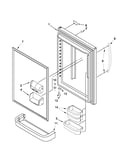Refrigerator door