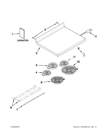 Cooktop parts