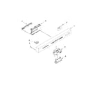 KitchenAid KUDE50CXSS9 control panel and latch parts diagram