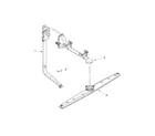 Whirlpool WDF310PAAB2 upper wash and rinse parts diagram