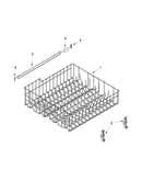 Upper rack and track parts