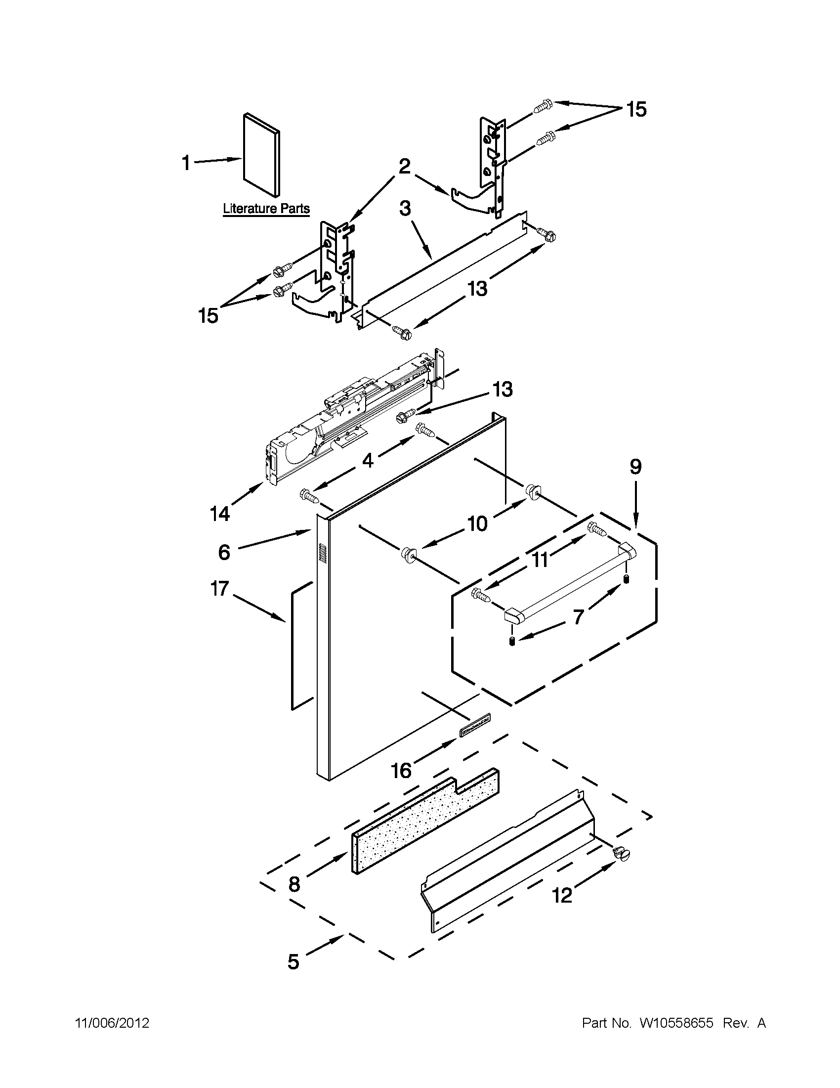 Door panel parts