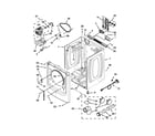 Maytag YMED8000AW0 cabinet parts diagram