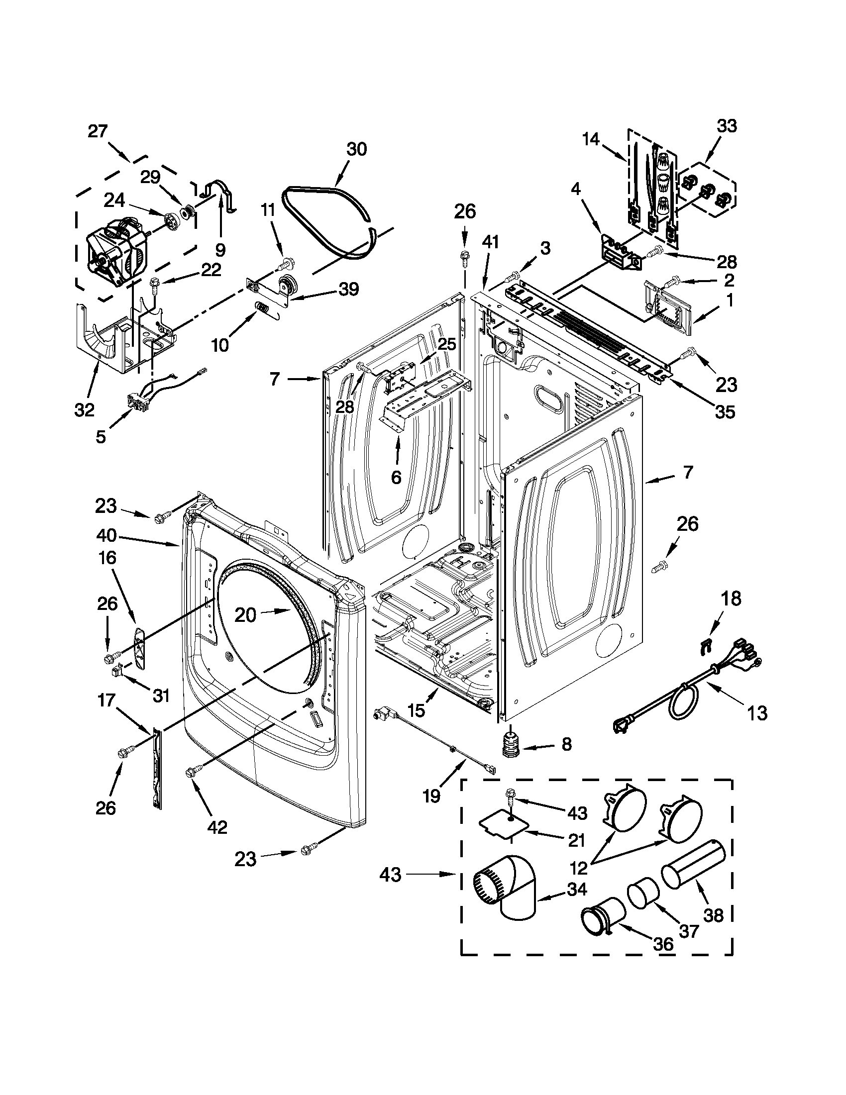 CABINET PARTS