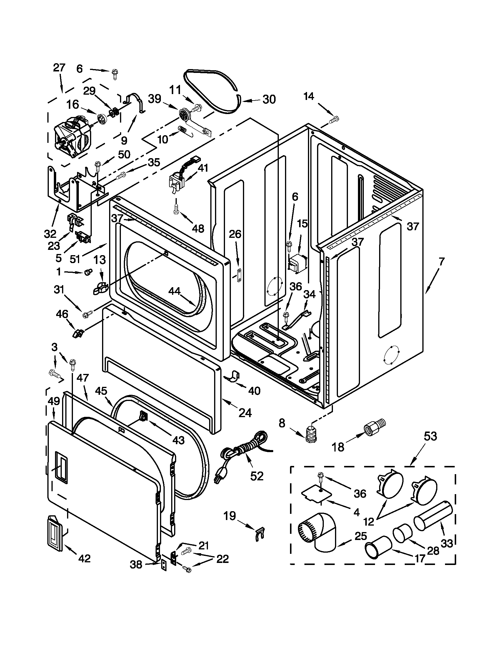 Cabinet parts