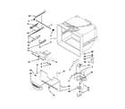KitchenAid KBRS22KWBL7 freezer liner parts diagram