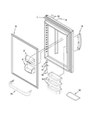 Refrigerator door