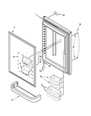 Refrigerator door
