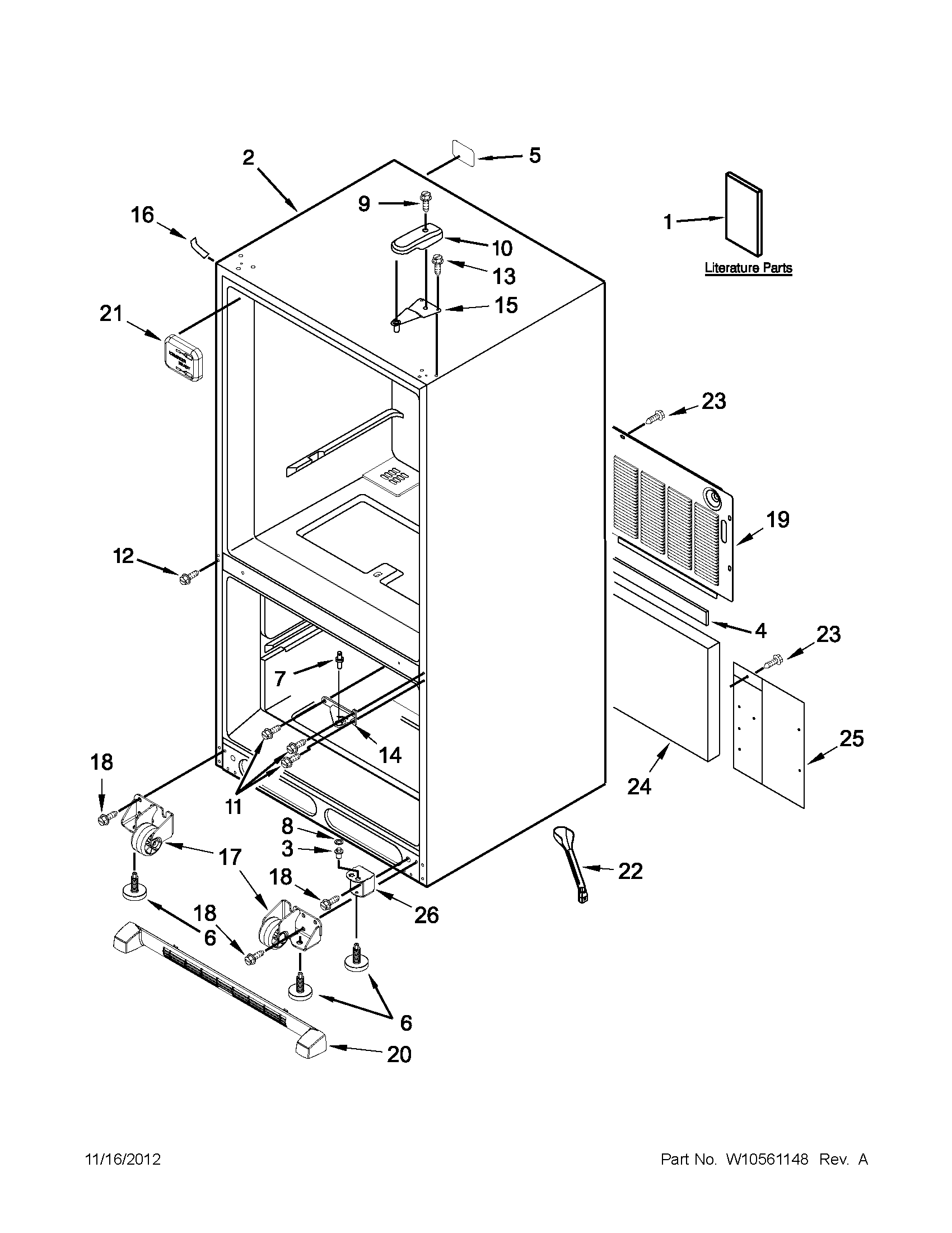Cabinet parts