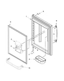 Refrigerator door
