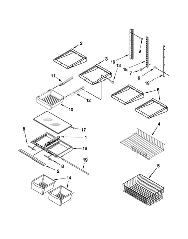 Shelf parts