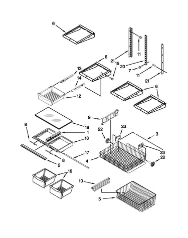 Shelf parts