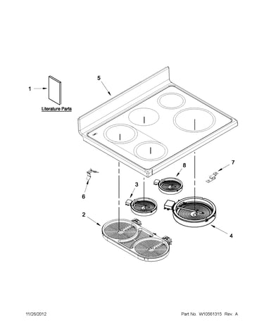 Cooktop parts