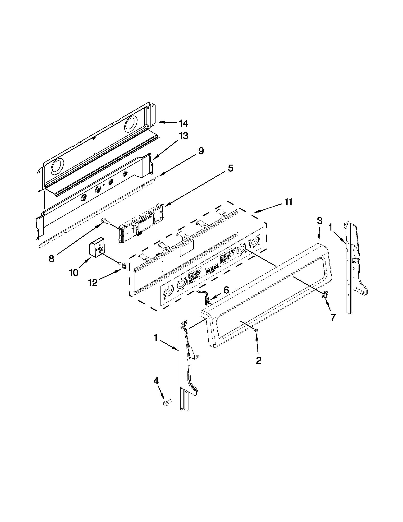 CONTROL PANEL PARTS