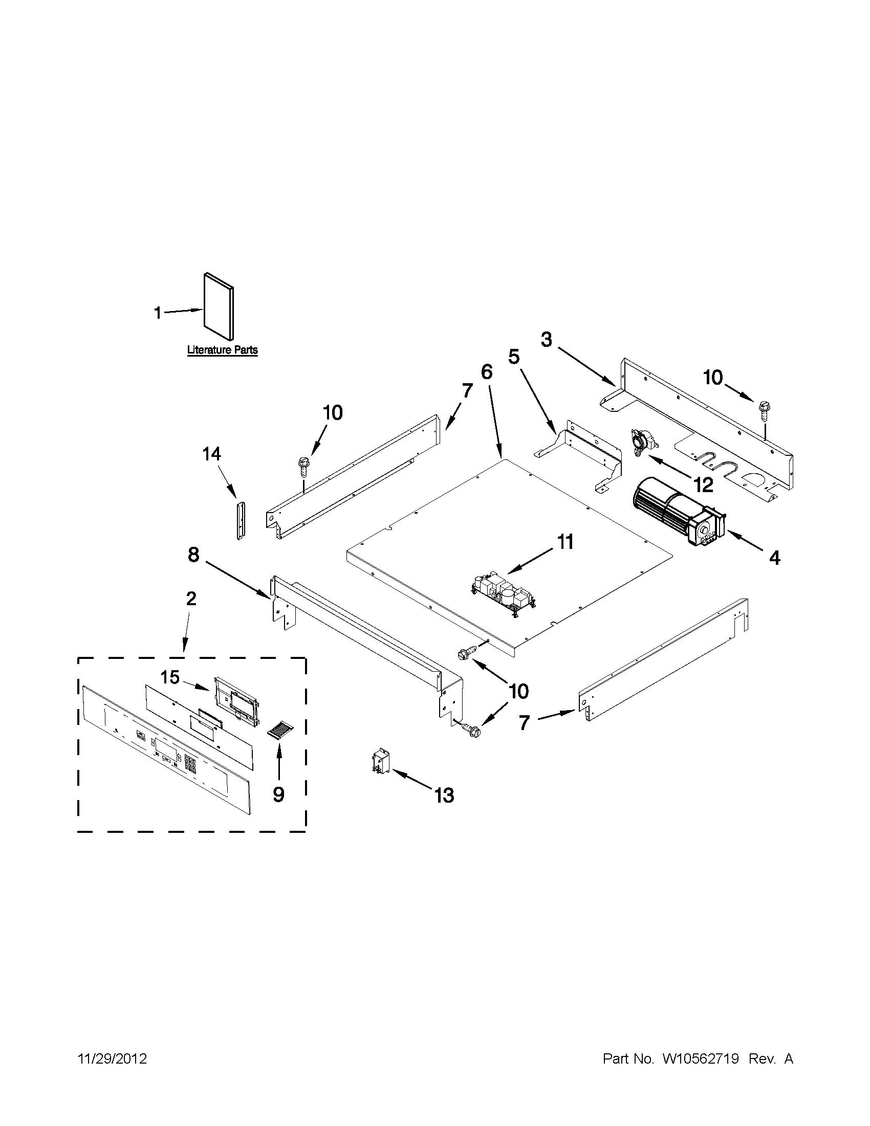Control panel parts