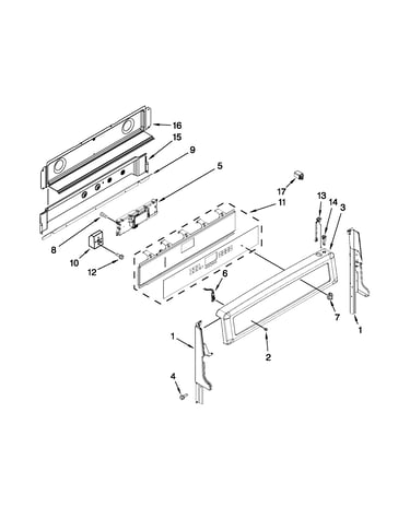 Control panel parts