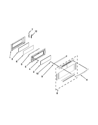 Upper door parts