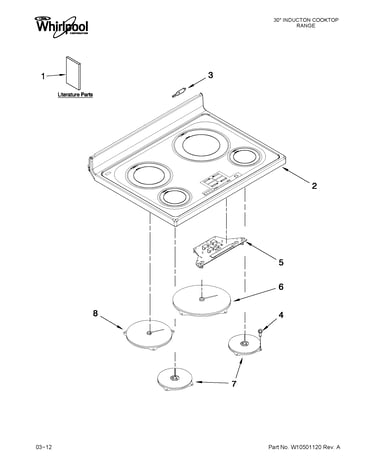 Cooktop parts