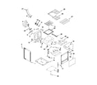 Whirlpool YWFI910H0AS0 chassis parts diagram