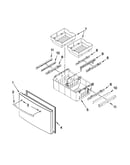 Freezer door parts