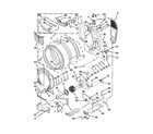 Whirlpool YWED96HEAW0 bulkhead parts diagram