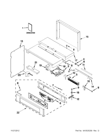 Control panel parts