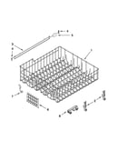 Upper rack and track parts