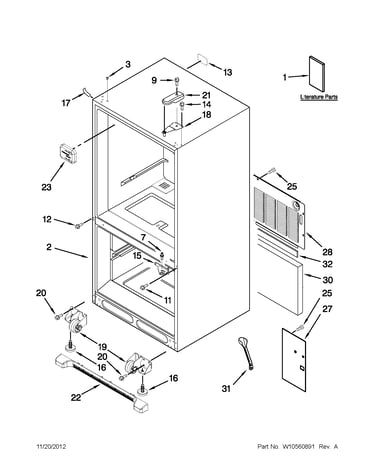 Cabinet parts
