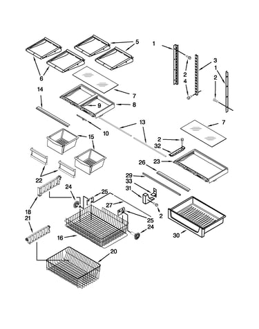 Shelf parts
