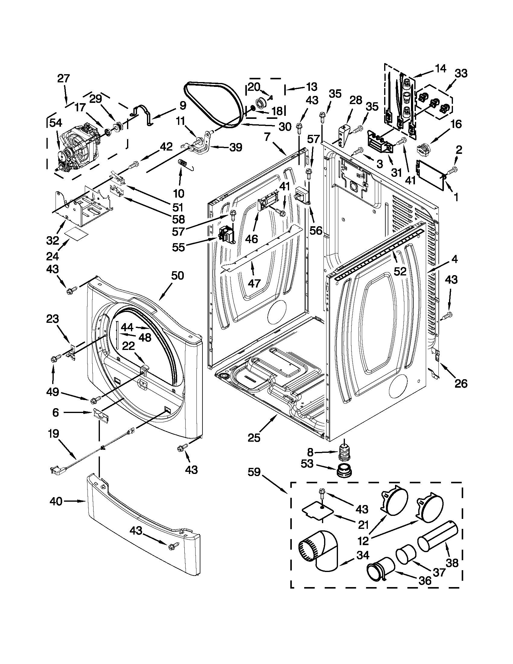 Cabinet parts