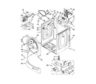 Maytag MDE22PNAGW0 cabinet parts diagram