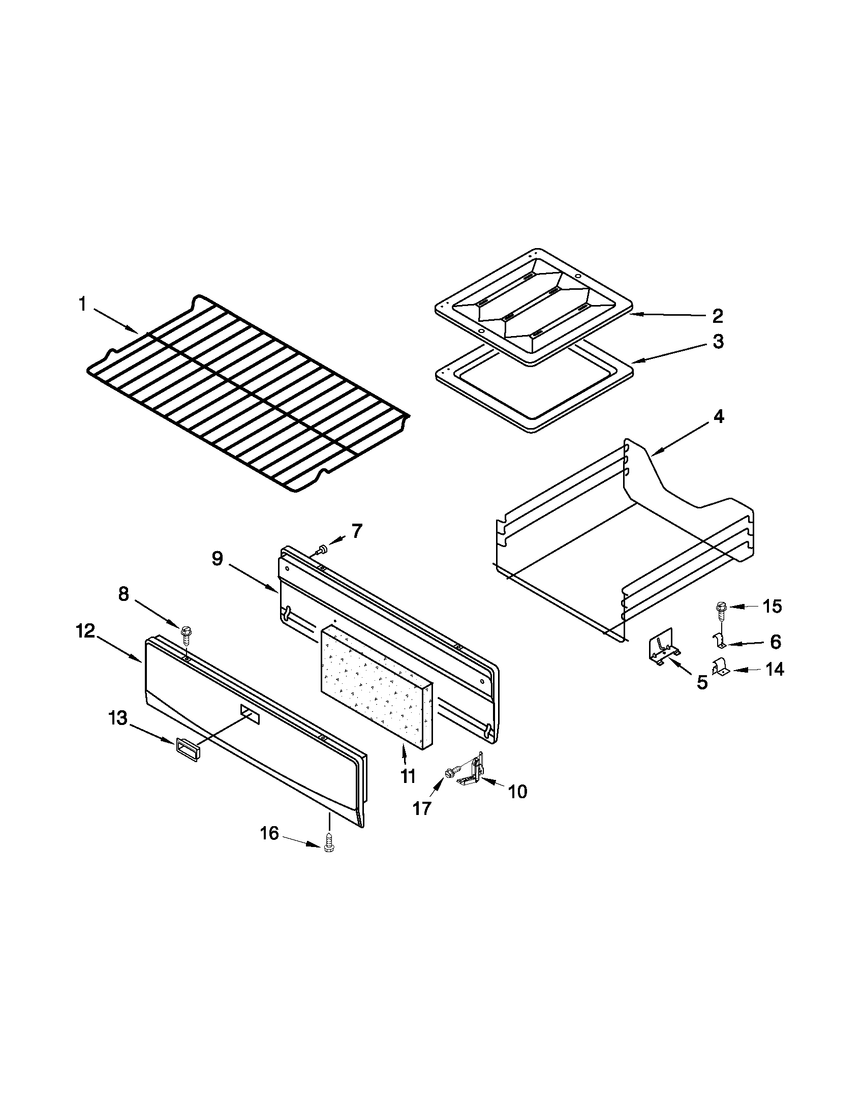 OVEN AND BROILER PARTS