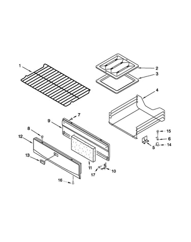 Oven and broiler parts