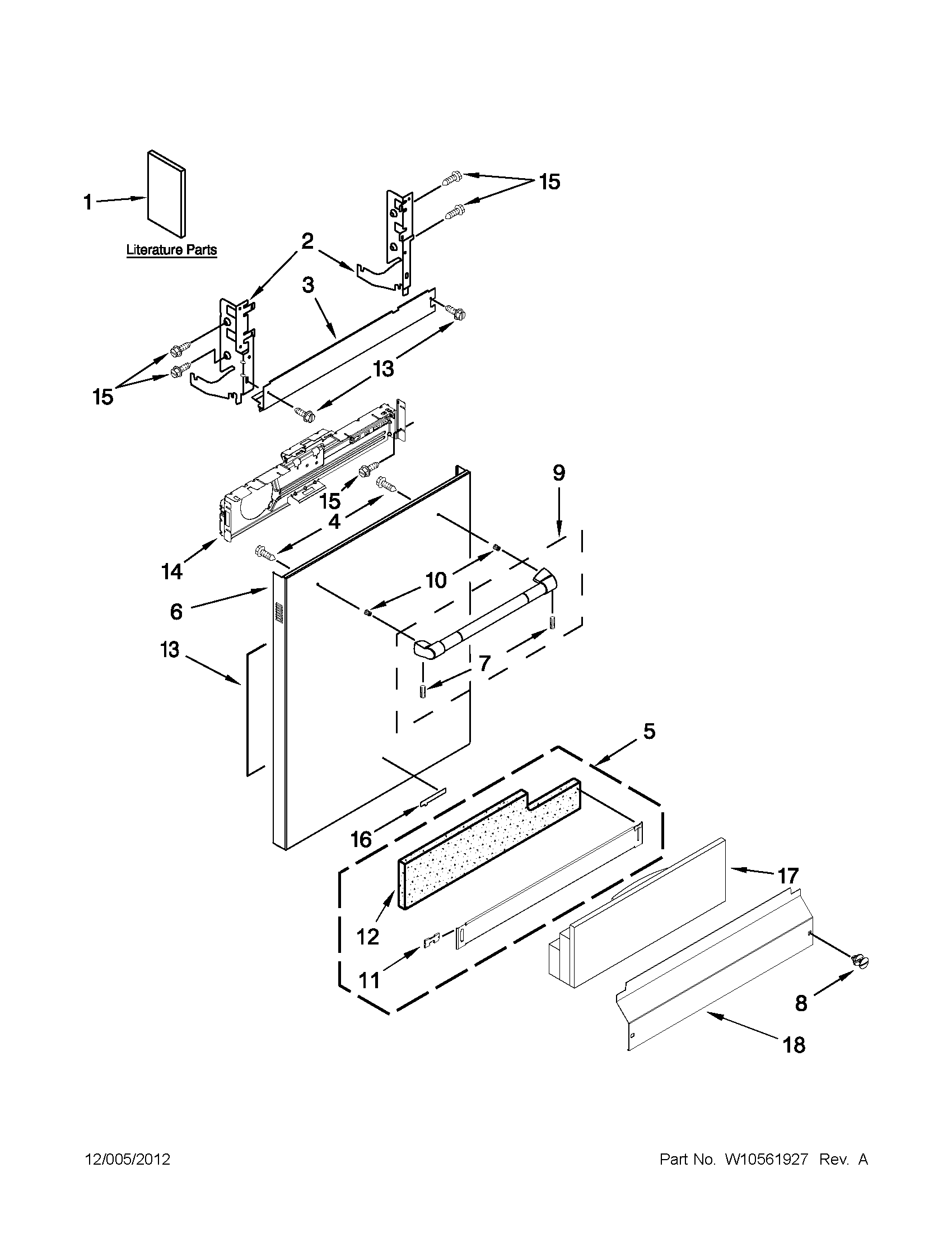 Door panel parts