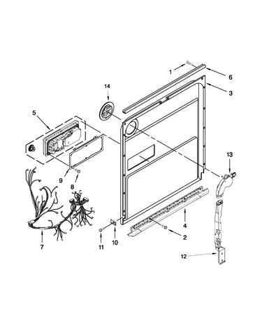 Inner door parts